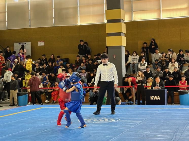 지난 제1회 경산시장배 전국 우슈대회 모습. 경산시 제공
