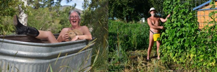 미ㅐ국 오리건주 레이크뷰 마을 주민이 합심해 제작한 누드 달력.  WSJ