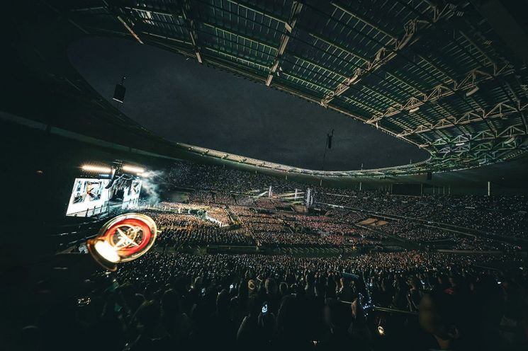 스트레이 키즈 월드투어 파리 스타드 드 프랑스 공연. JYP엔터테인먼트 제공