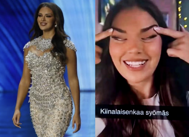 "중국인이랑 밥 먹는 중"…눈 찢는 사진 올린 미스 핀란드, 왕관 박탈