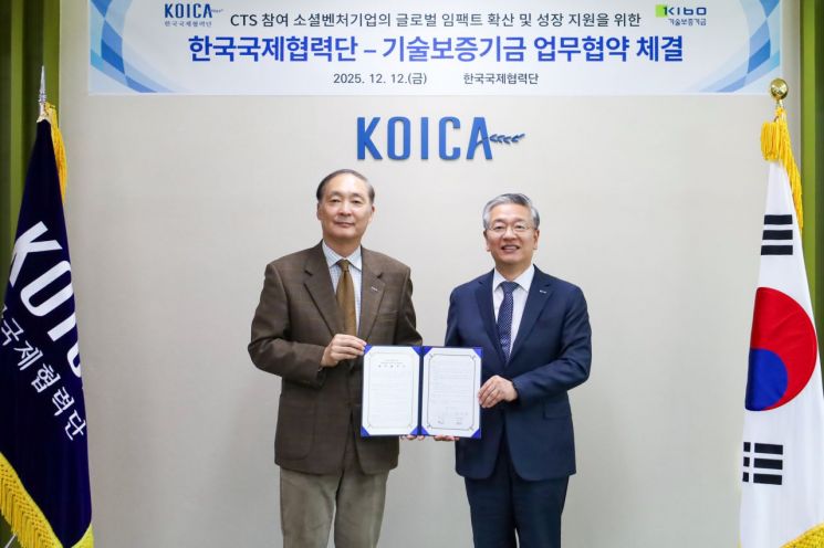 기보, KOICA와 소셜벤처의 글로벌 도약 지원 '맞손'