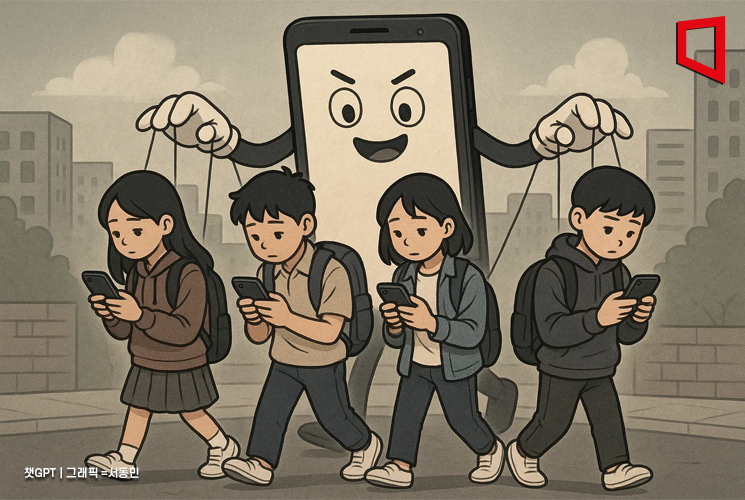 서울 청소년 10명 중 4명, 스마트폰 과의존