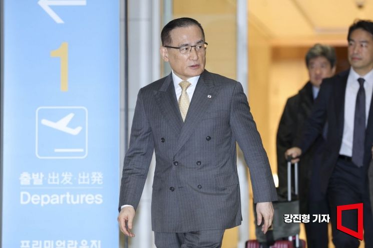 [포토] 출국하는 위성락 국가안보실장