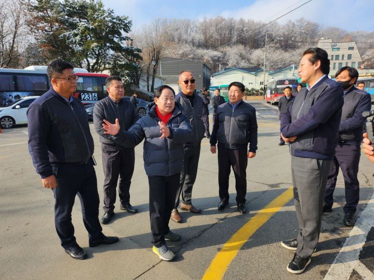 주광덕 남양주시장, 버스 운전 노동자 격려·현장 목소리 직접 청취