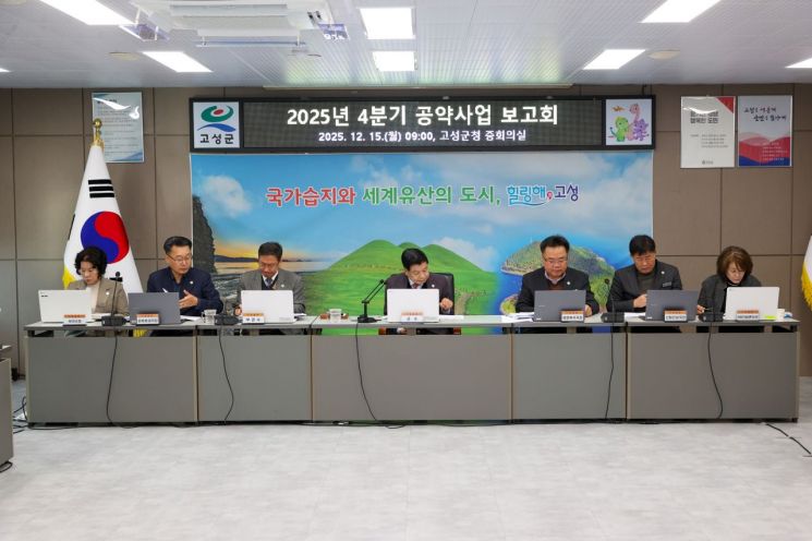 고성군, '군민체감' 중심 공약 완성이 보인다