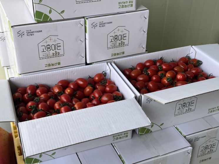 고흥군, 스마트팜 혁신밸리 농산물 공동브랜드 '고흥이든' 개발