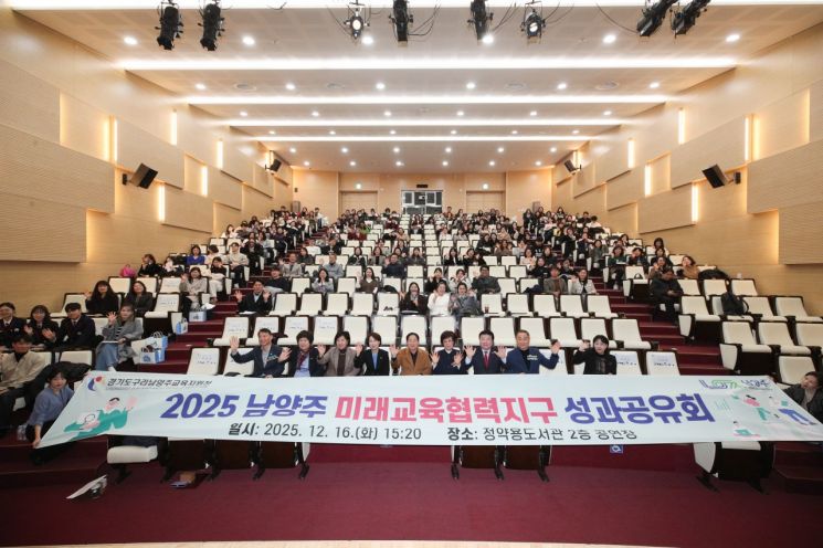 남양주시·구리남양주교육지원청, '미래교육협력지구 성과공유회' 성료
