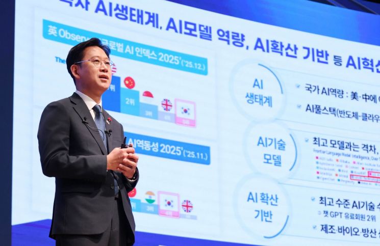 최태원 "역성장 막을 대책 시급"…배경훈, 'AI 혁신' 강조