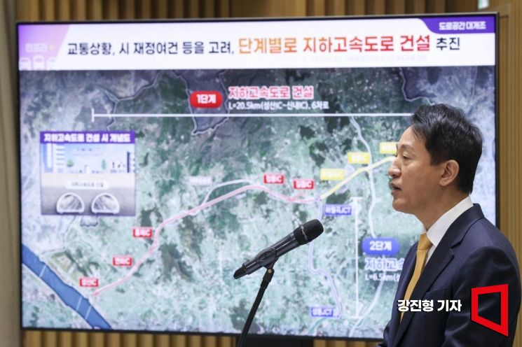 [포토] 강북횡단 지하고속도로 건설 기자간담회