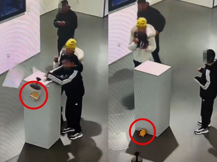 장난치다 2㎏ 금관 '쿵' vs 예방한다며 영상 공개…아이-여성 잘못 큰 쪽은?