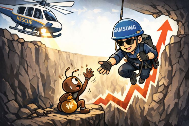 "삼성전자 구조대 왔습니다" 절반 이상 250만원 수익…가장 극단적으로 갈렸다