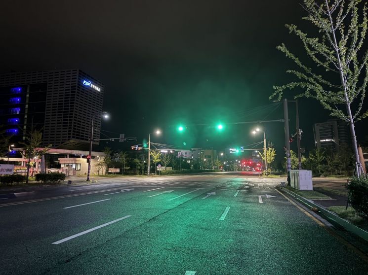 나주시, 빛가람동 주요 교차로 LED 투광등 전면 교체