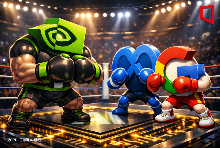 엔비디아 견제 나선 구글·메타, AI칩 SW개발 협력