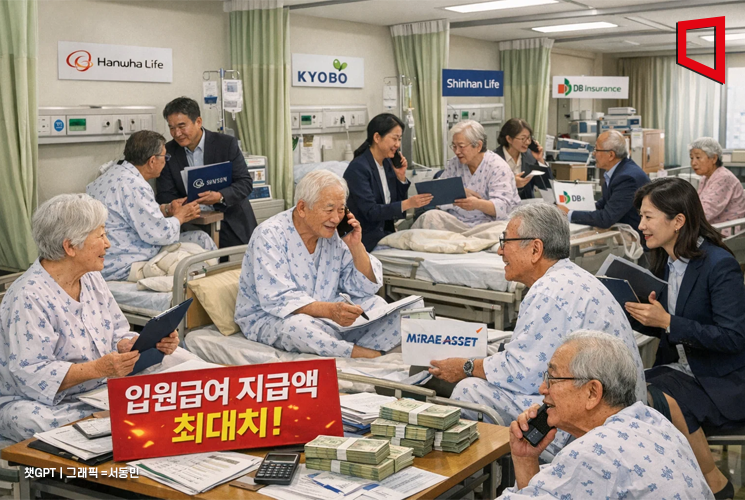 '초고령사회' 부담 커지는 생보사…생존·입원급여금 역대 최대