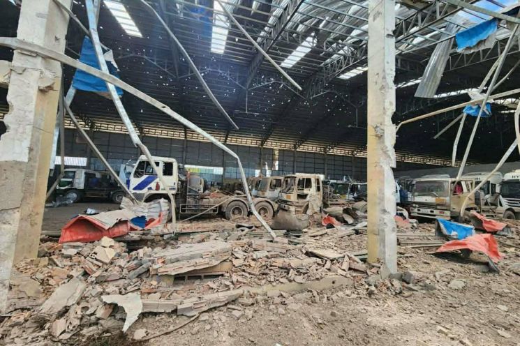 '사기집단과의 전쟁' 태국, 캄보디아 범죄단지 폭격…"포이펫에 폭탄 투하"