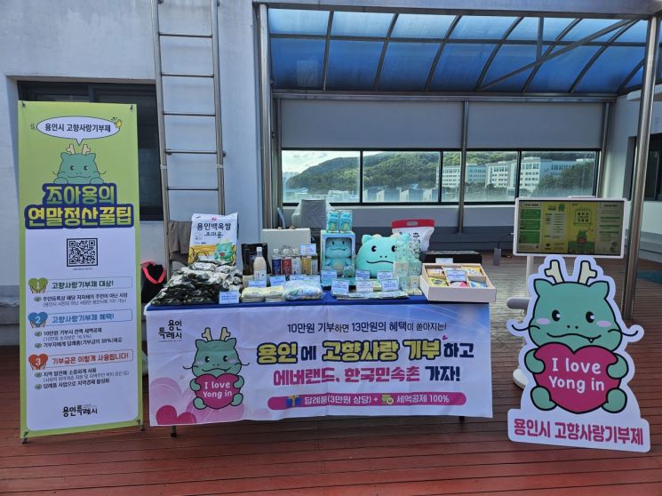 용인시, 고향사랑기금 1.2억원 시민 체감형 복리사업에 투입 