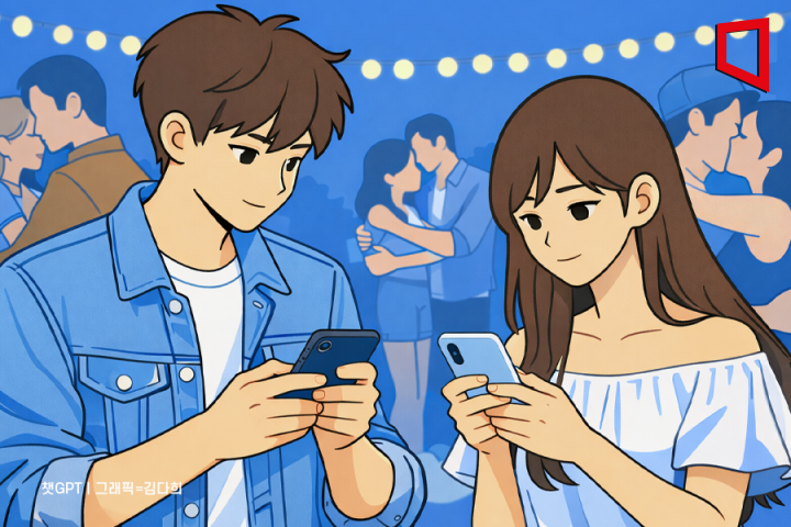 "미팅·헌팅? 눈팅부터"… 2030 절반 이상 '이곳'서 연애 시작