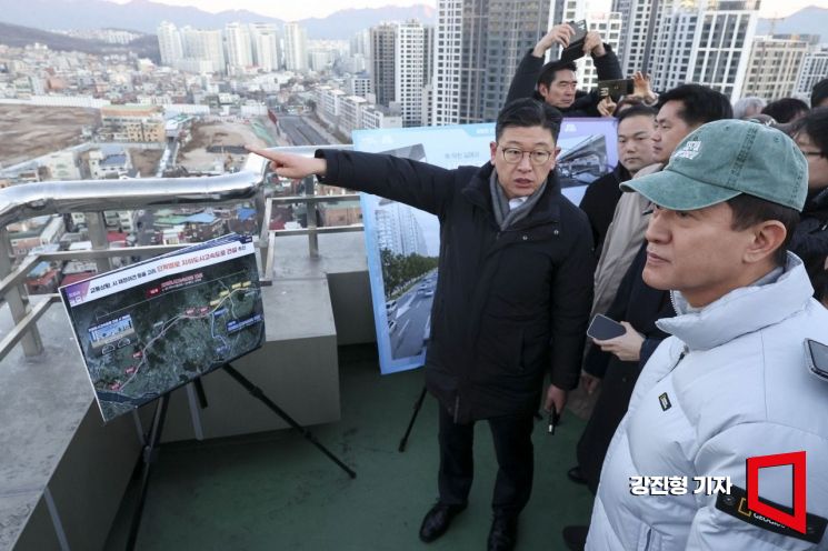 [포토] 서울시장, 강북횡단 지하고속도로 사업현장 점검
