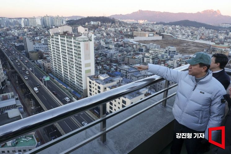 [포토] 강북횡단 지하고속도로 사업현장 찾은 오세훈 서울시장