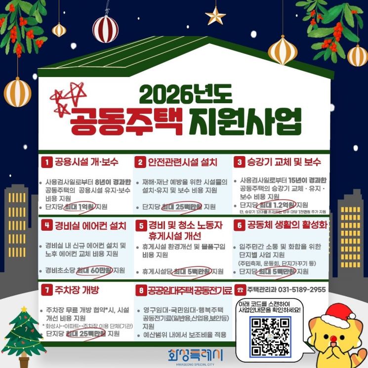 화성시, 승강기 교체·보수 지원 공동주택단지 모집