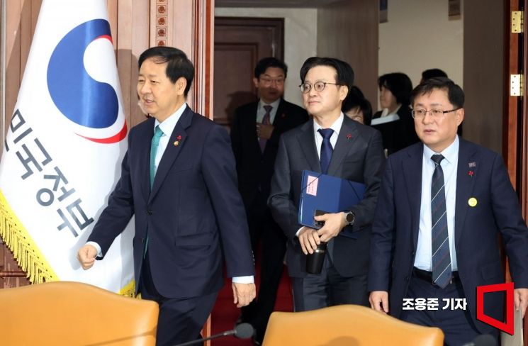 [포토] 회의 참석하는 구윤철 경제부총리