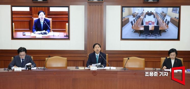 [포토] 경제관계장관회의 주재한 구윤철 부총리