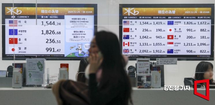 [포토] 달러 매입가 1540원 돌파