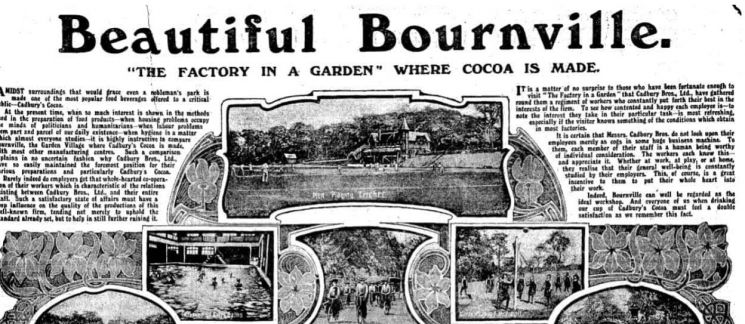 초콜릿 공장 숙소가 마을로 진화…캐드버리는 왜 마을을 만들었나[맛있는 이야기]