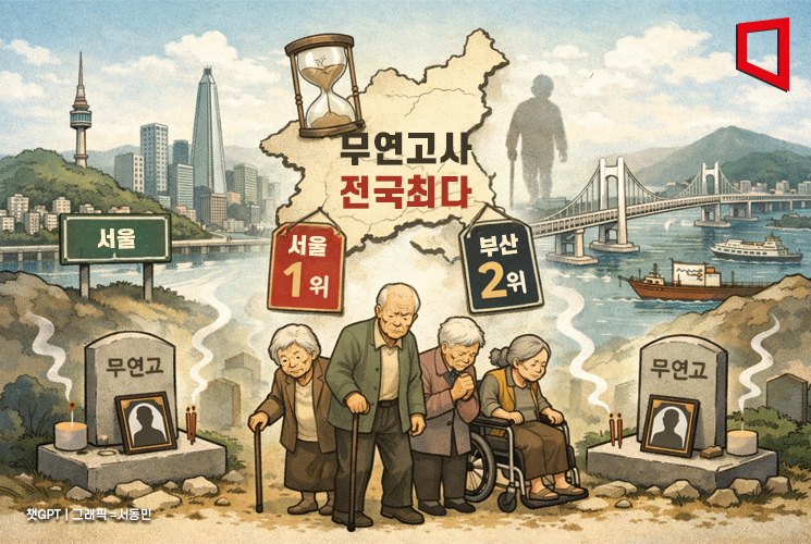 [2025 Unclaimed Deaths Report⑦] Busan and Seoul Record Highest Unclaimed Deaths Nationwide... Concentrated in Old Downtowns with Large Elderly Populations