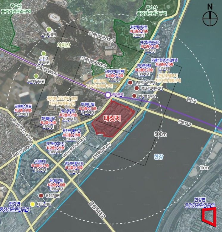 광나루역 인근 광장극동, 2049가구로 재건축[부동산AtoZ]