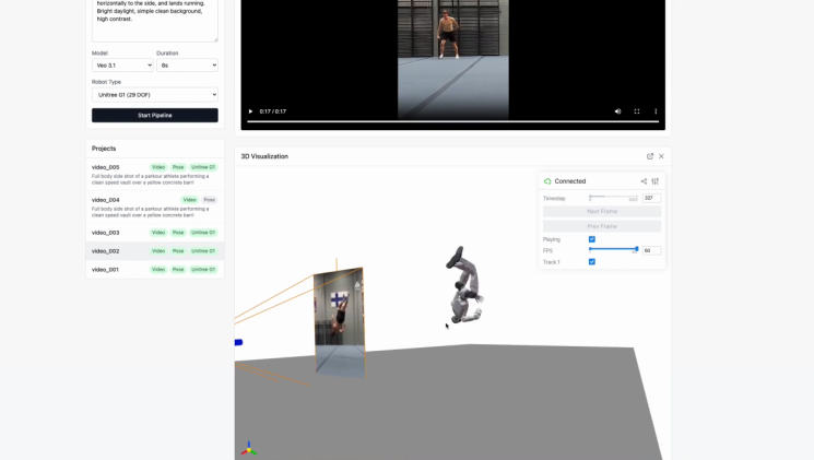 "영상으로 로봇 위험 학습"…에임인텔리전스, '비디오투로봇' 공개