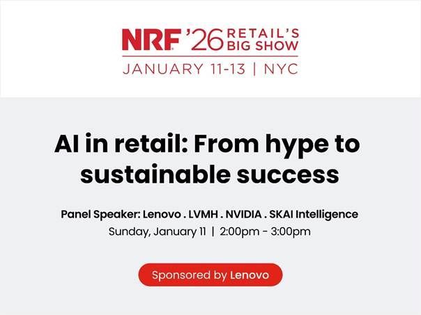 SKAI인텔리전스, NRF 2026서 레노보·엔비디아·LVMH와 리테일 AI 논한다