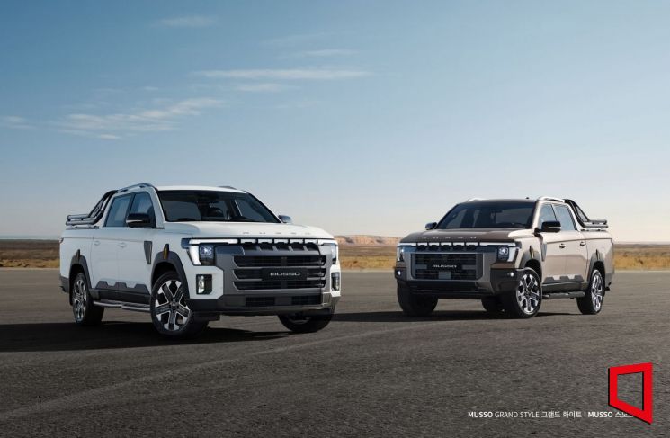 KGM, 차세대 픽업 '무쏘' 확정…플래그십 모델 공개