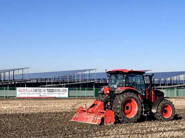대동, 비전 기반 AI트랙터 공개…내년 1분기 출시