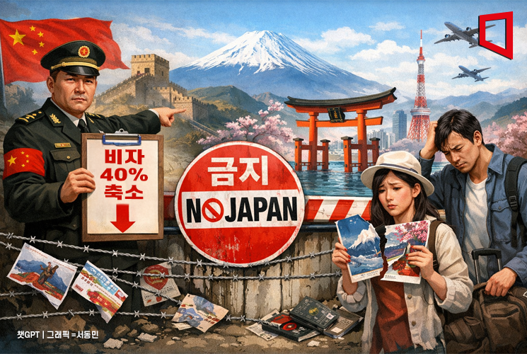 '일본 여행 가지마' 中 또 초강수…여행사에 "비자신청 40% 줄여라"