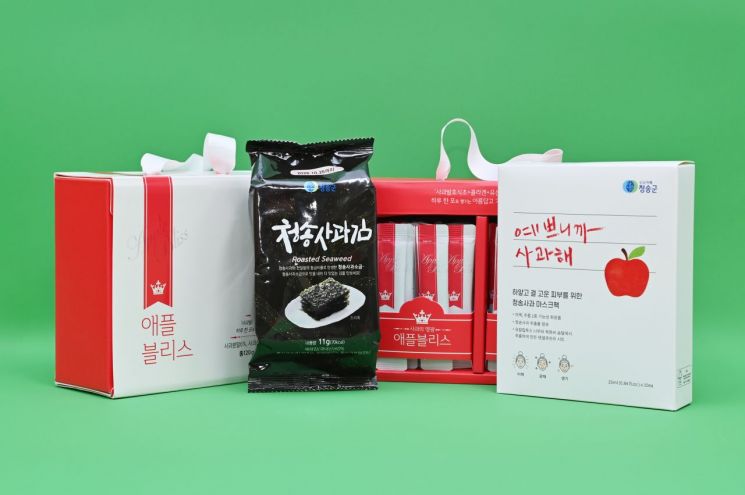먹고 바르고 나눈다…청송사과 가공품 3종, 식탁에서 화장대까지
