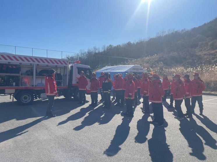 산불 대비는 현장에서… 양산시, 산불 진화훈련 실시