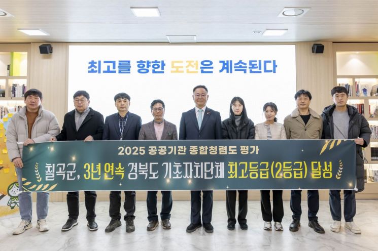 청렴도시 칠곡군…최고를 향한 도전