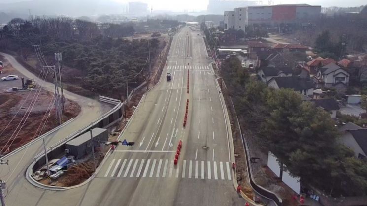 용인 반도체클러스터 산단 연결 '보개원삼로' 오늘 임시 개통