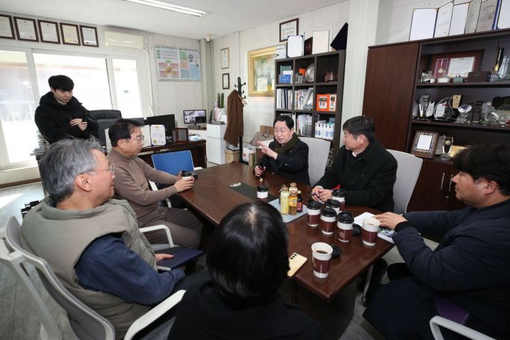 남양주시, 관내 중소기업 ㈜티앤아이 찾아 현장 격려·기업애로 청취