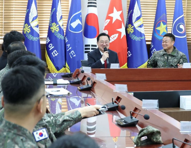 대전시, 제32보병 사단에 '위문금' 전달