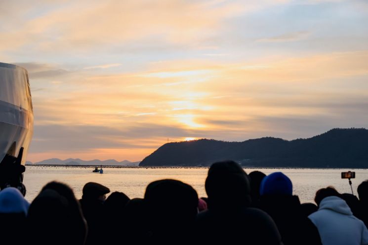 땅끝마을 밤하늘 수놓은 불꽃쇼…"새해 카운트다운"