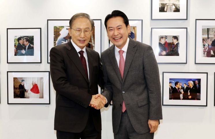 이명박, 장동혁에 '화합' 주문…"뭉치면 지선 반드시 승리"