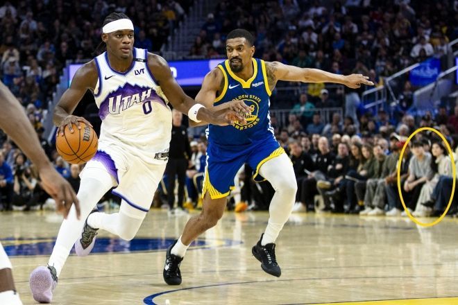 서울대 합격 아들과 美서 휴가 즐긴 이부진…NBA 중계 '깜짝' 등장