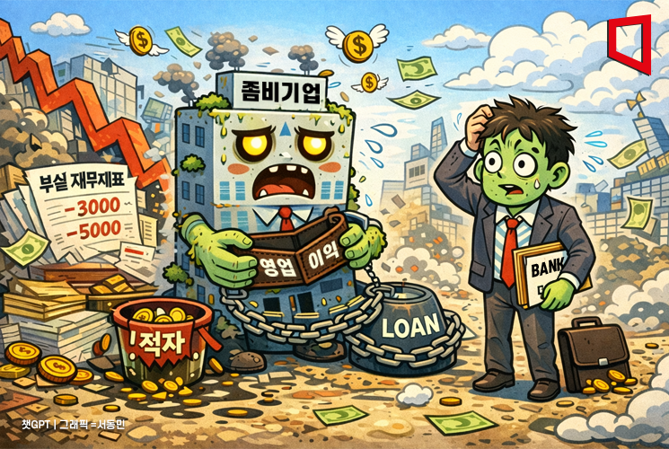 "이자도 못 낸다" 한계 몰린 韓상장사, 더 늘었다