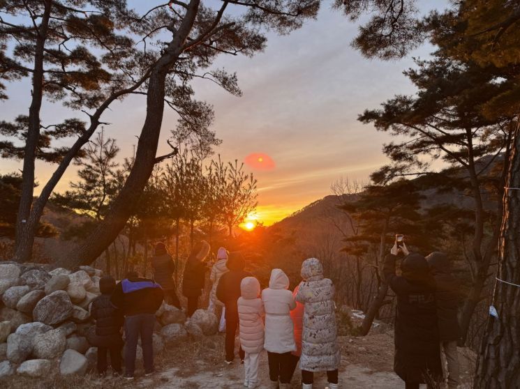 청도군 각남면 새마을3단체, '2026년 밤티재 해맞이 행사' 성황리 개최