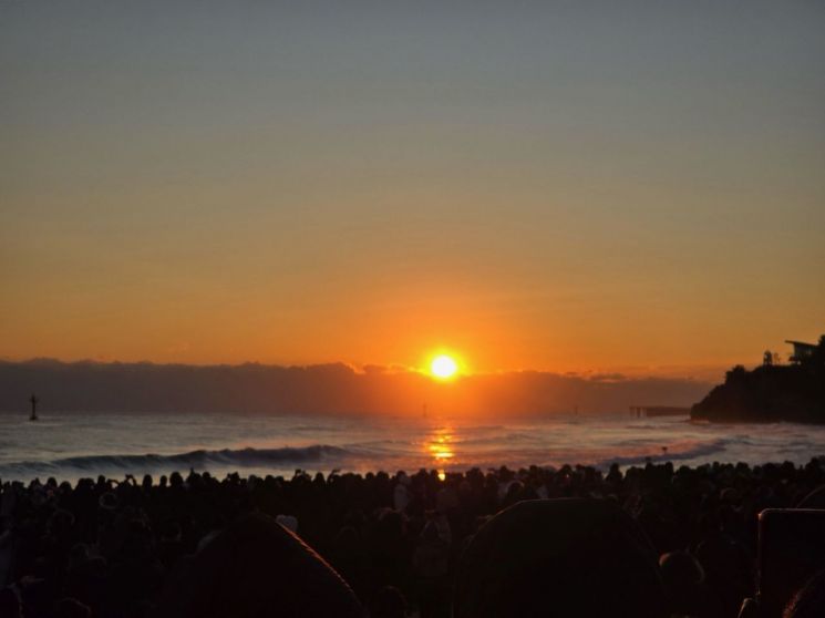 동해시, 해맞이 관광객 41% '껑충'…6만4000명 방문