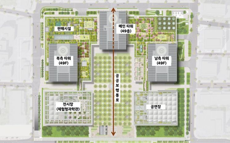 현대차 GBC 49층·3개동으로 짓고 공공기여 늘린다[부동산AtoZ]