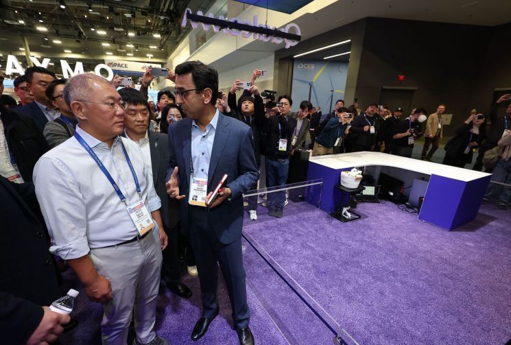 [CES 2026]정의선, 삼성 찾아 "콜라보하시죠"…엔비디아·퀄컴 관람(종합)