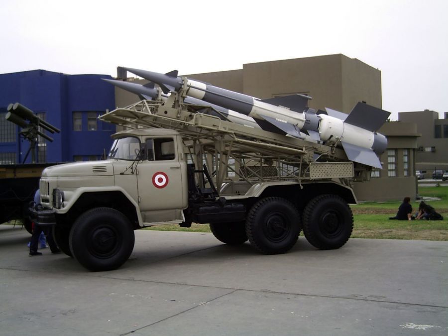 SA-3 Surface-to-Air Missile. The SA-3 (Soviet designation S-125) is a medium- to low-altitude interception surface-to-air missile system. It is one of the multi-layered defense forces that make up an air defense network. Provided by Wikimedia.
